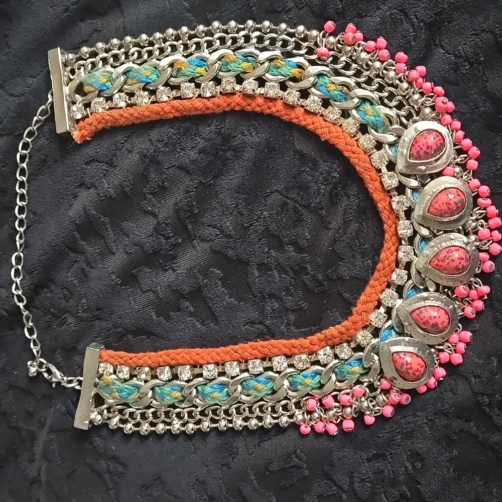 Elegant Multicolor Statement Necklace